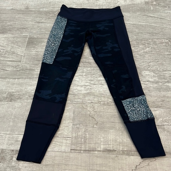 Lululemon Athletica Wunder Under Sashiko Inkwel Camo Patch Leggings Women’s Sz 6 - Picture 2 of 12